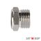 AIRCRAFT Muffler Metal Flat 3/8' Male